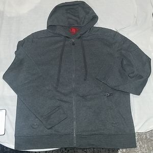 Alfani Full-Zip Sweatshirt Dark Gray XXL Hoodie
